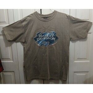 VTG HARLEY DAVIDSON of Kuwait Graphic Print T Shirt Size L